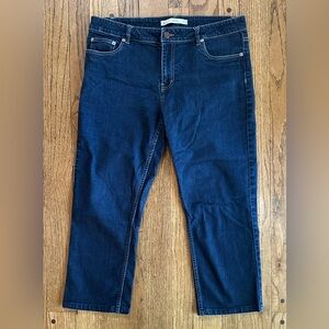 Woolrich Women’s Dark-Washed Cropped/Capri Denim Jeans, Size 12